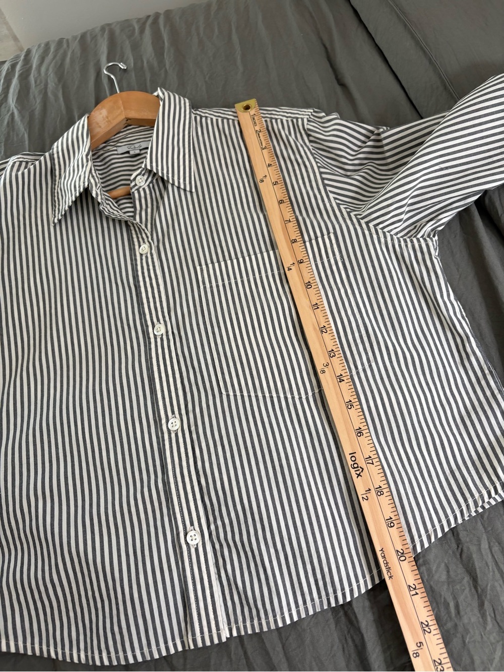 Rails Ramy Shirt Noir Stripe Button Down. Size Large. - Picture 9 of 10